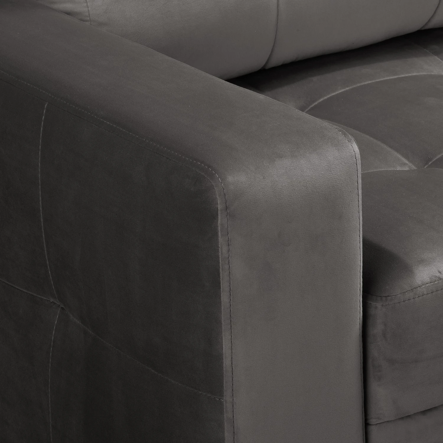 Fredriks Ecksofa Upwell II - Microfaser - Dunkelgrau - Ottomane davorstehend rechts 15 Fredriks Ecksofa Upwell II - Microfaser - Dunkelgrau - Ottomane davorstehend rechts – Bild 15