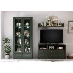 Ridgevalley TV-Lowboard Beauville I - Moosgrün / Gold -Wohnzimmermöbel boutique en ligne 1000196333 191127 09003500068 MOOD DETAILS P000000001000196333 mood