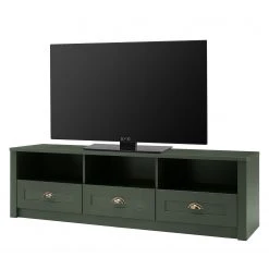 Ridgevalley TV-Lowboard Beauville II - Moosgrün / Gold