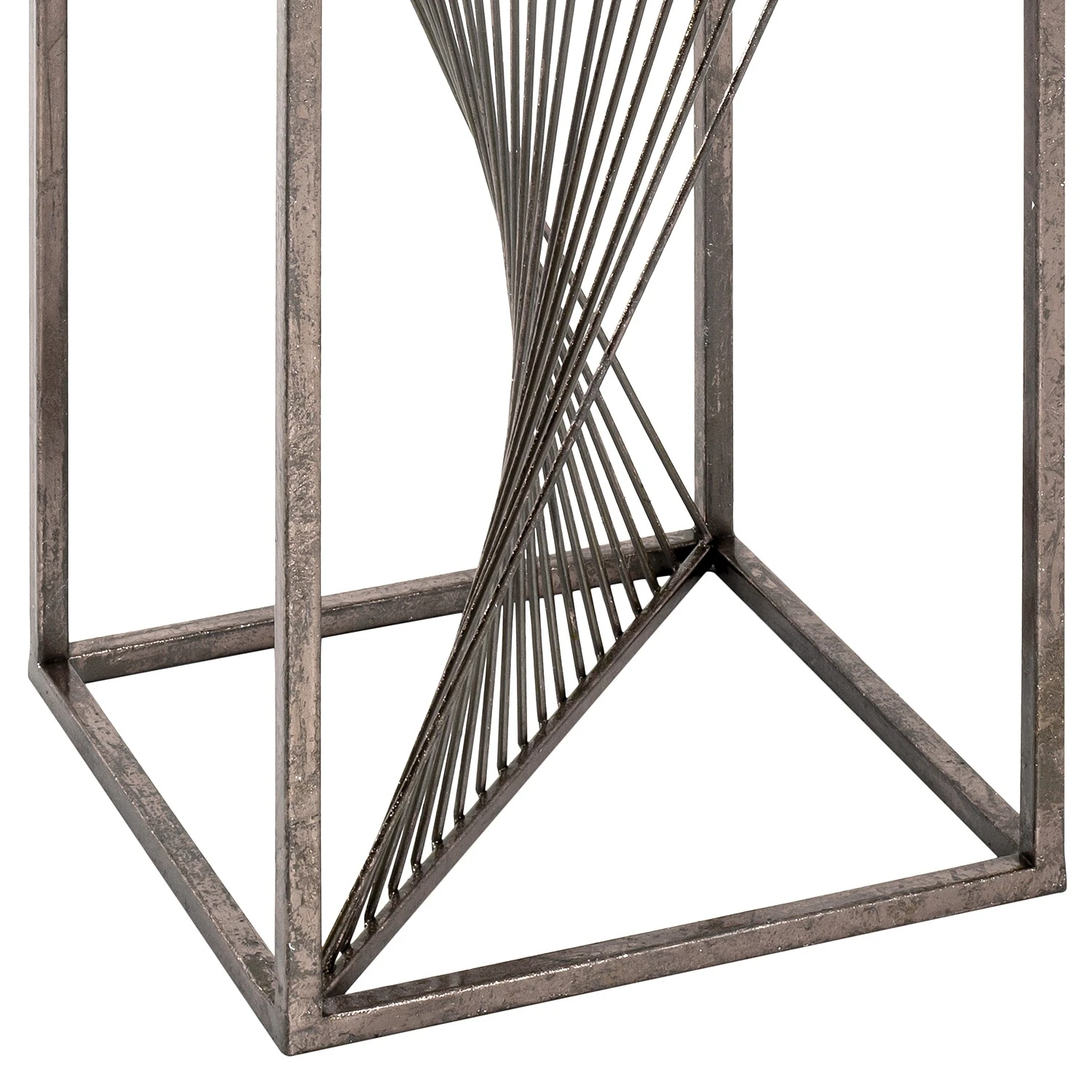 Red Living Beistelltisch Lixhult I - Glas / Stahl - Antiksilber 4 Red Living Beistelltisch Lixhult I - Glas / Stahl - Antiksilber – Bild 4