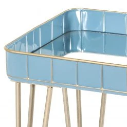 Norrwood Beistelltisch Krokvik III - Glas / Metall - Hellblau / Sandgrau -Wohnzimmermöbel boutique en ligne 1000196506 191211 14163700108 DETAILS P000000001000196506