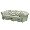 Ridgevalley Sofa Colares (2-Sitzer) - Webstoff - Mintgrau