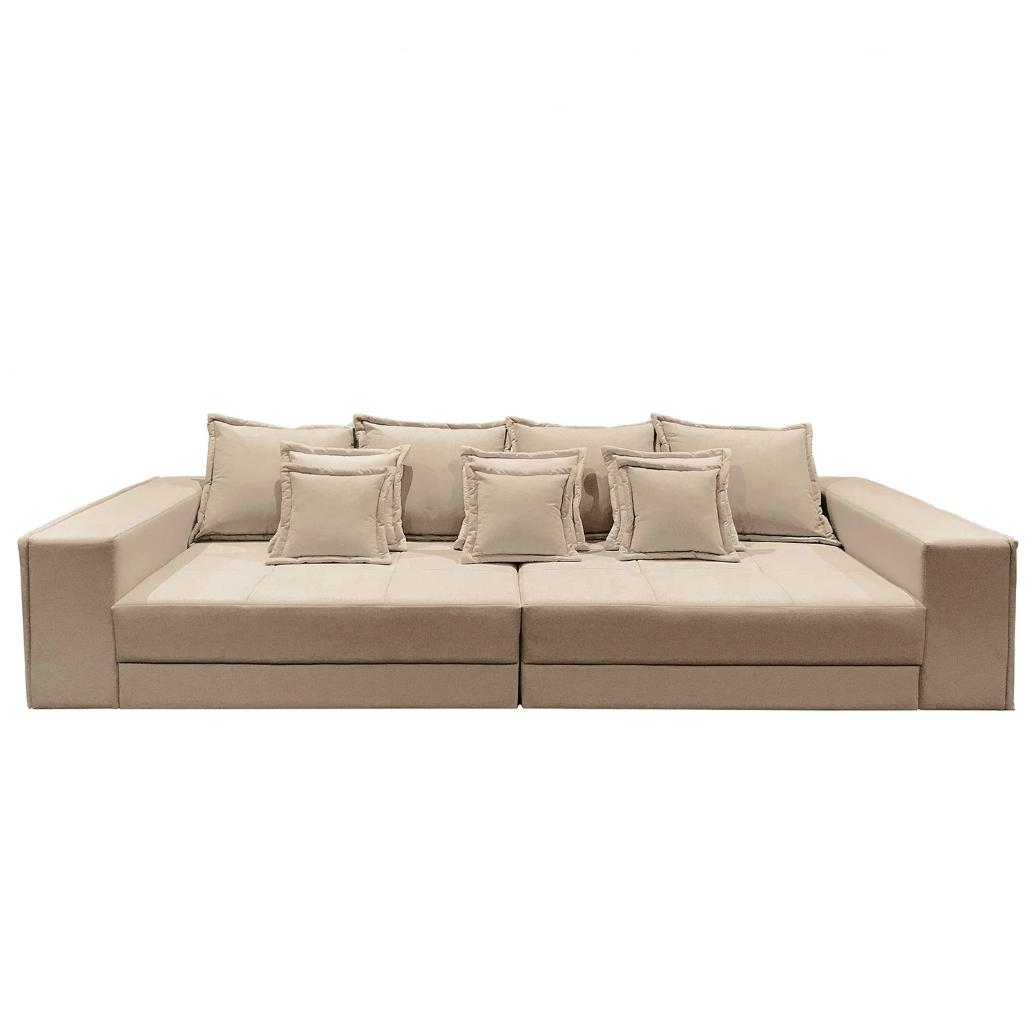 Maison Belfort Bigsofa Breval - Microfaser - Cappuccino 1 Maison Belfort Bigsofa Breval - Microfaser - Cappuccino