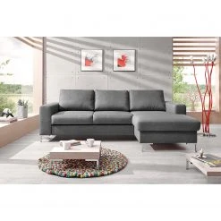 Fredriks Ecksofa Sagata - Webstoff - Grau - Longchair davorstehend rechts - Bettkasten - Schlaffunktion für dauerhafte Nutzung -Wohnzimmermöbel boutique en ligne 1000198260 200330 16534200152 MOOD DETAILS P000000001000198260 mood