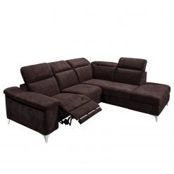 Fredriks Ecksofa Tolar - Microfaser - Microfaser Salvo: Aubergine - Ottomane davorstehend rechts -Wohnzimmermöbel boutique en ligne 1000198645 200124 10253600016 DETAILS P000000001000198645