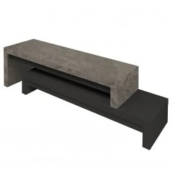 Temahome TV-Rack Detroit II - Beton Dekor / Schwarz 15 Temahome TV-Rack Detroit II - Beton Dekor / Schwarz -Wohnzimmermöbel boutique en ligne 1000198868 191209 09463500091 DETAILS P000000001000198868