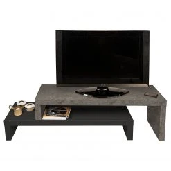 Temahome TV-Rack Detroit II - Beton Dekor / Schwarz 16 Temahome TV-Rack Detroit II - Beton Dekor / Schwarz -Wohnzimmermöbel boutique en ligne 1000198868 191209 09463500092 DETAILS P000000001000198868