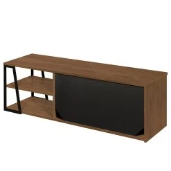 Temahome TV-Lowboard Albi - Echtholzfurnier - Walnuss / Schwarz -Wohnzimmermöbel boutique en ligne 1000198879 191209 09464500188 DETAILS P000000001000198879