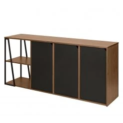 Temahome Sideboard Albi - Echtholzfurnier - Walnuss / Schwarz -Wohnzimmermöbel boutique en ligne 1000198885 191209 09464800223 DETAILS P000000001000198885