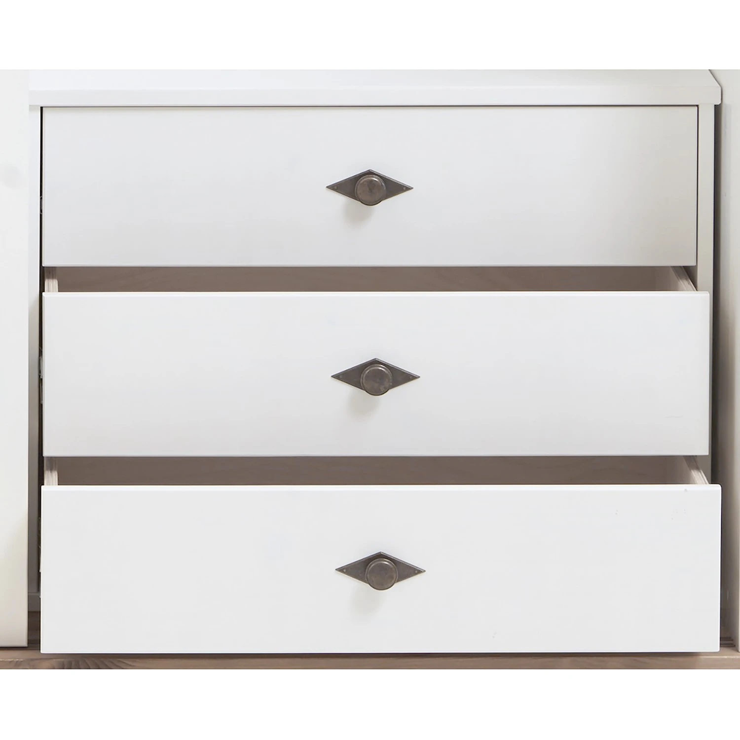 Maison Belfort Schubkasteneinsatz Bergen - Massivholz Kiefer - Kiefer Weiß 1 Maison Belfort Schubkasteneinsatz Bergen - Massivholz Kiefer - Kiefer Weiß