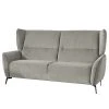 Fredriks Sofa Lehi (3-Sitzer) - Samt - Platin