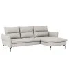 Fredriks Ecksofa Atoka I - Strukturstoff - Webstoff Pendo: Sahara