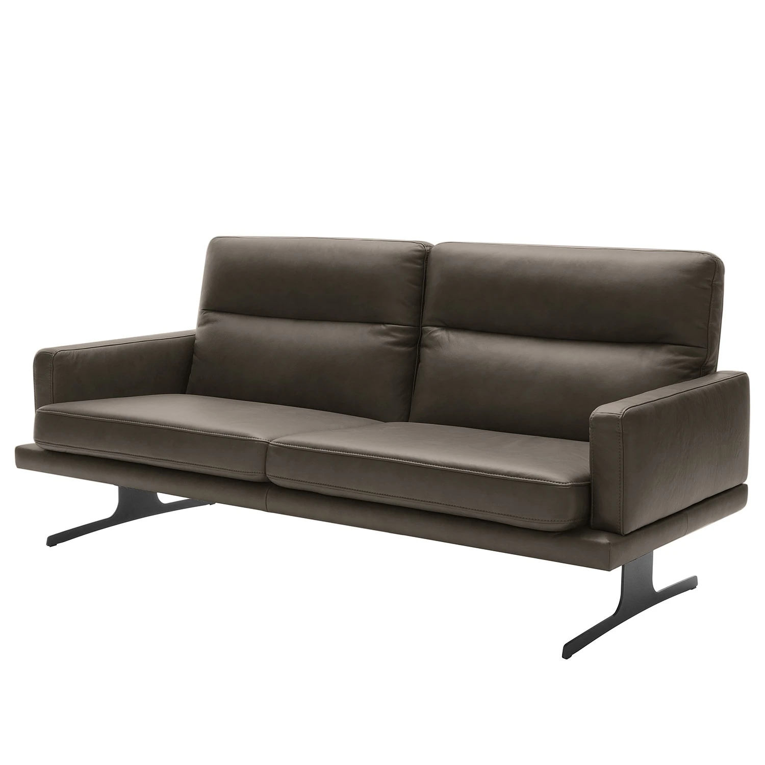 Fredriks Sofa Lound (3-Sitzer) - Echtleder - Dunkelgrau 1 Fredriks Sofa Lound (3-Sitzer) - Echtleder - Dunkelgrau