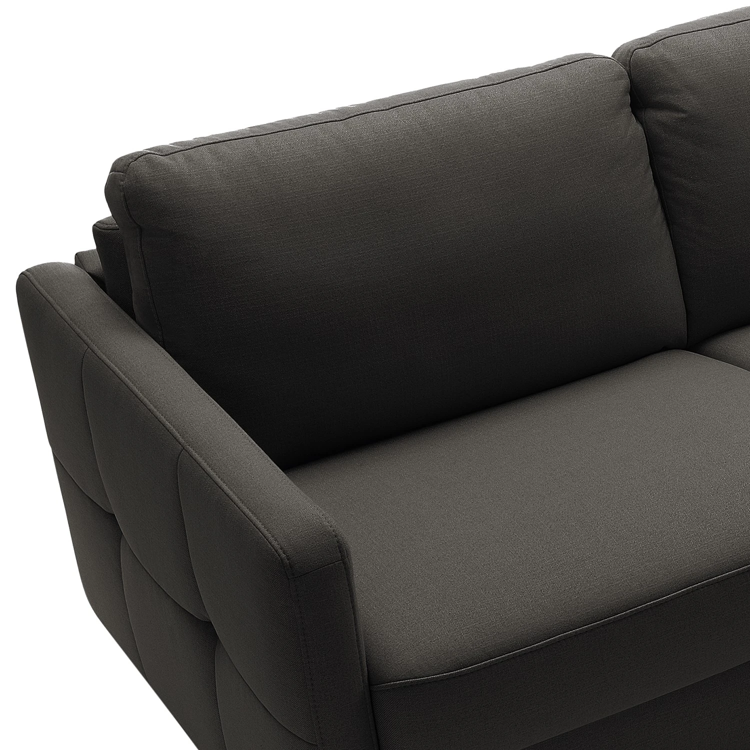 Fredriks Ecksofa Barbon - Flachgewebe - Anthrazit - Breite: 256 cm - Longchair davorstehend rechts 10 Fredriks Ecksofa Barbon - Flachgewebe - Anthrazit - Breite: 256 cm - Longchair davorstehend rechts – Bild 10