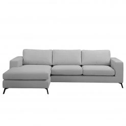 Fredriks Ecksofa Denny II - Webstoff - Hellgrau - Longchair davorstehend links -Wohnzimmermöbel boutique en ligne 1000200012 200205 11531000351 DETAILS P000000001000200012