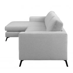 Fredriks Ecksofa Denny II - Webstoff - Hellgrau - Longchair davorstehend links -Wohnzimmermöbel boutique en ligne 1000200012 200205 11531000353 DETAILS P000000001000200012