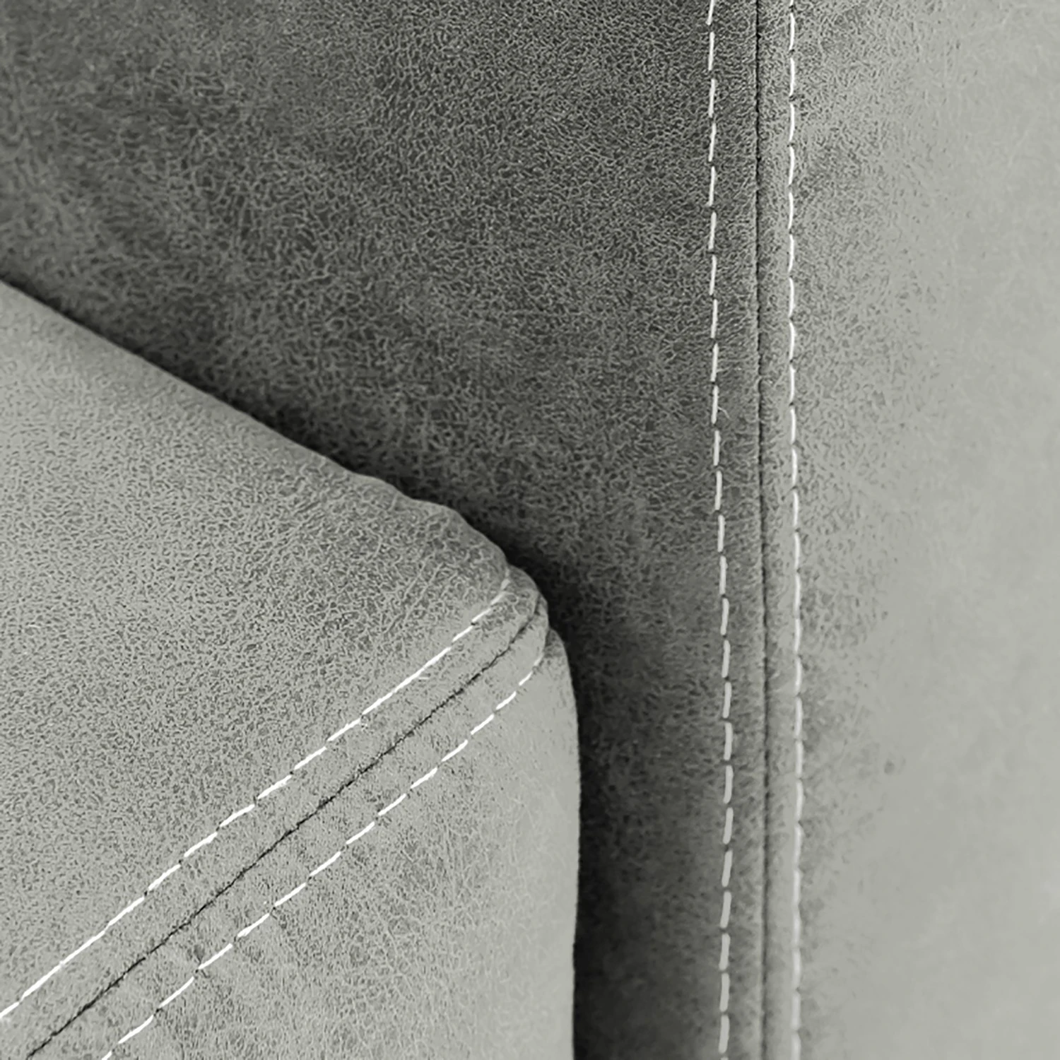 Ars Natura Wohnlandschaften Korfi - Microfaser - Platin - Ottomane davorstehend links - Mit Kopfstütze 7 Ars Natura Wohnlandschaften Korfi - Microfaser - Platin - Ottomane davorstehend links - Mit Kopfstütze – Bild 7