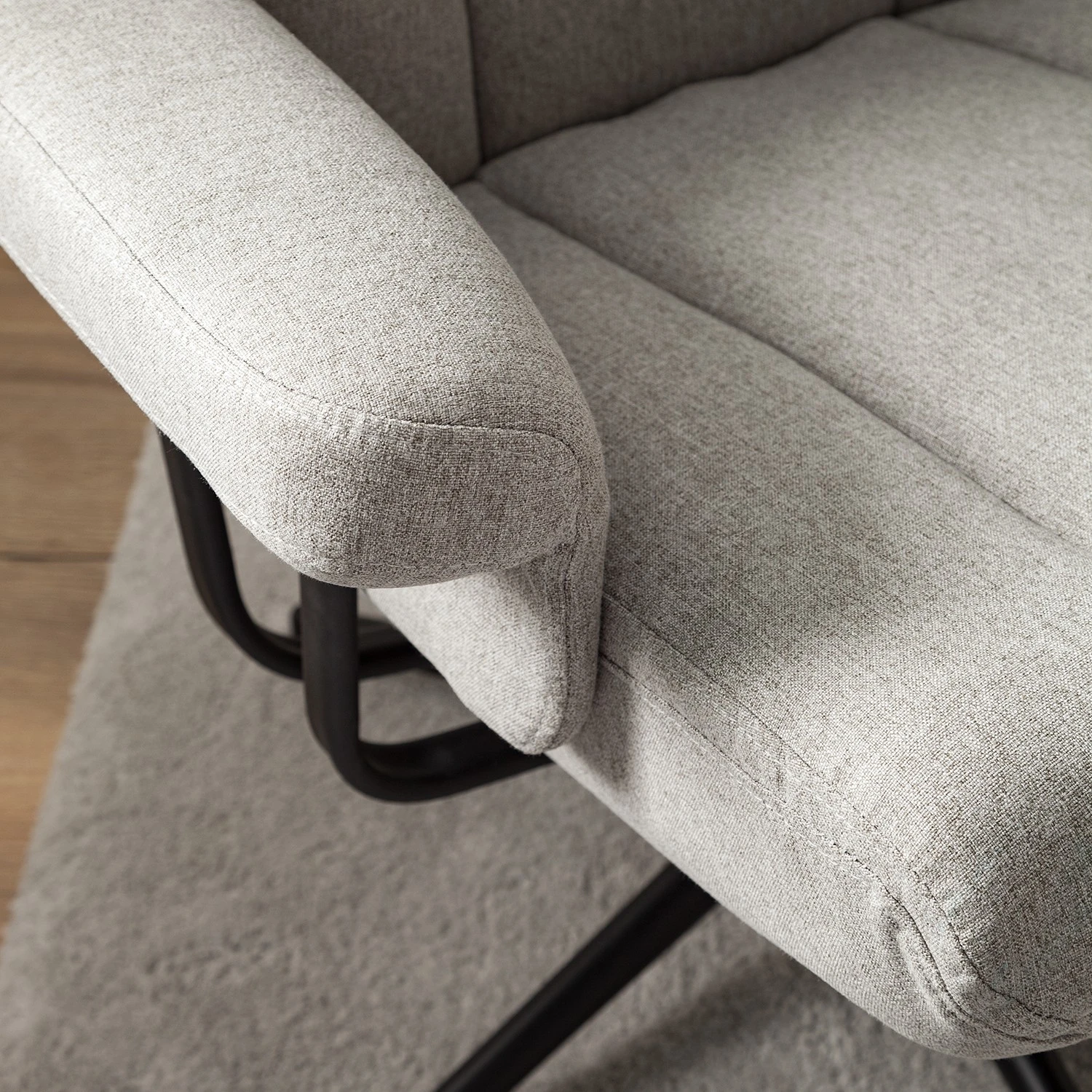 Modoform Relaxsessel Barking - Flachgewebe - Platin 16 Modoform Relaxsessel Barking - Flachgewebe - Platin – Bild 16