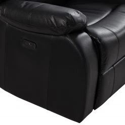 Modoform Ecksofa Mendis - Kunstleder - Schwarz - Ottomane davorstehend rechts -Wohnzimmermöbel boutique en ligne 1000200110 200730 06131400021 DETAILS P000000001000200110