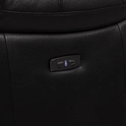 Modoform Ecksofa Mendis - Kunstleder - Schwarz - Ottomane davorstehend rechts -Wohnzimmermöbel boutique en ligne 1000200110 200730 06131900025 DETAILS P000000001000200110