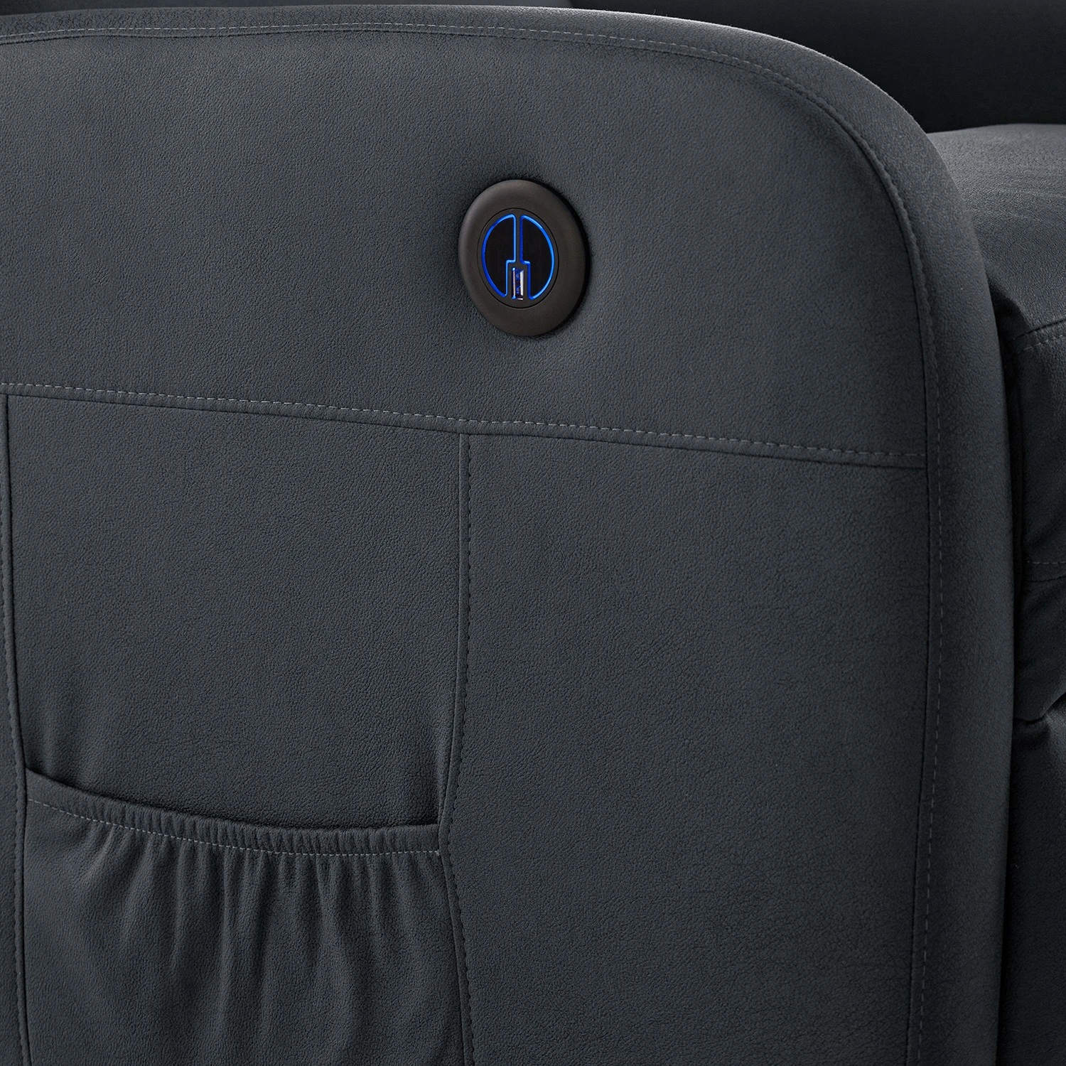 Modoform Relaxsessel Bartlett - Microfaser - Grau 22 Modoform Relaxsessel Bartlett - Microfaser - Grau – Bild 22