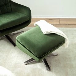 Jack & Alice Sessel Bracon - Samt - Dunkelgrün -Wohnzimmermöbel boutique en ligne 1000200113 200903 09542000004 DETAILS P000000001000200113