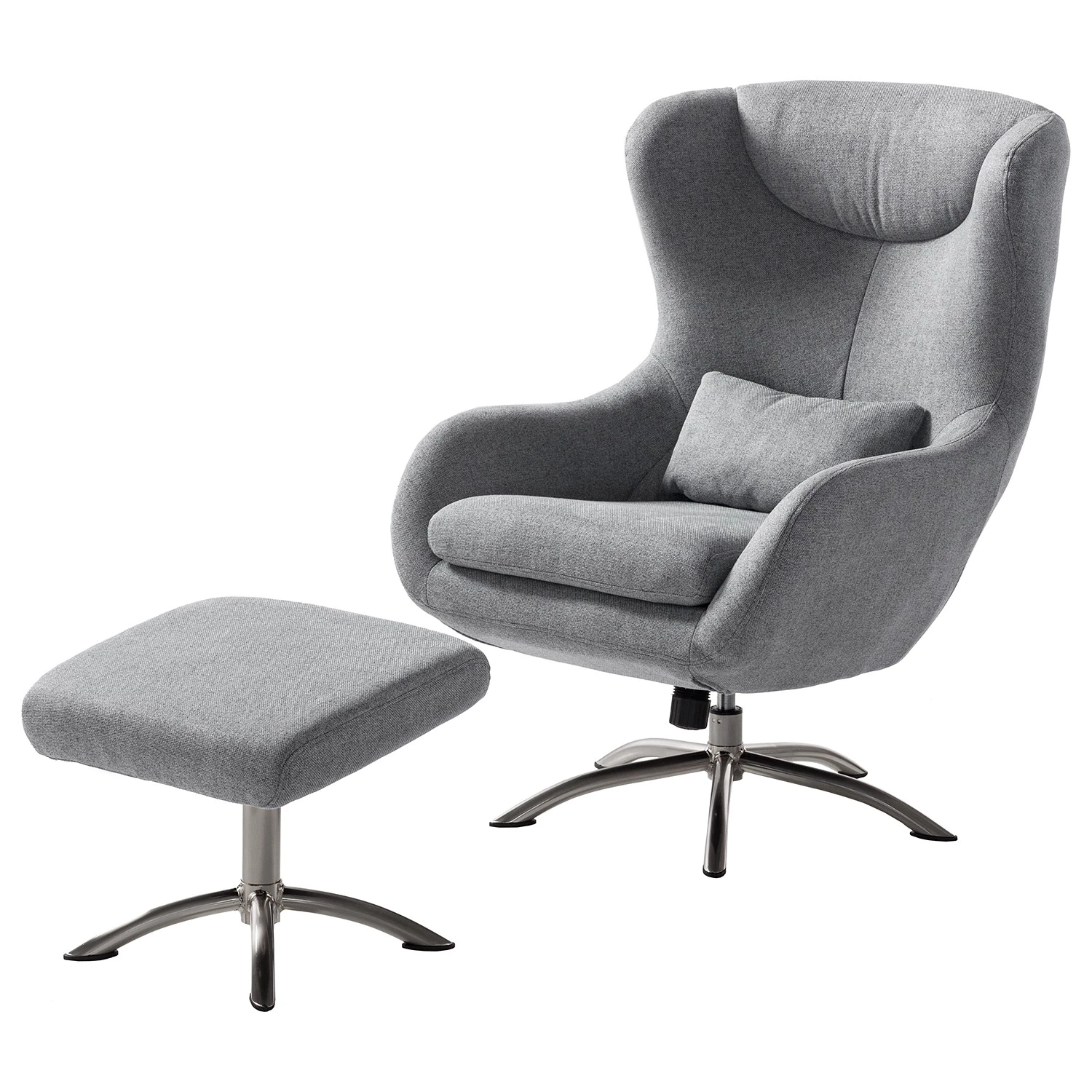 Fredriks Sessel Barnard - Flachgewebe - Grau 1 Fredriks Sessel Barnard - Flachgewebe - Grau
