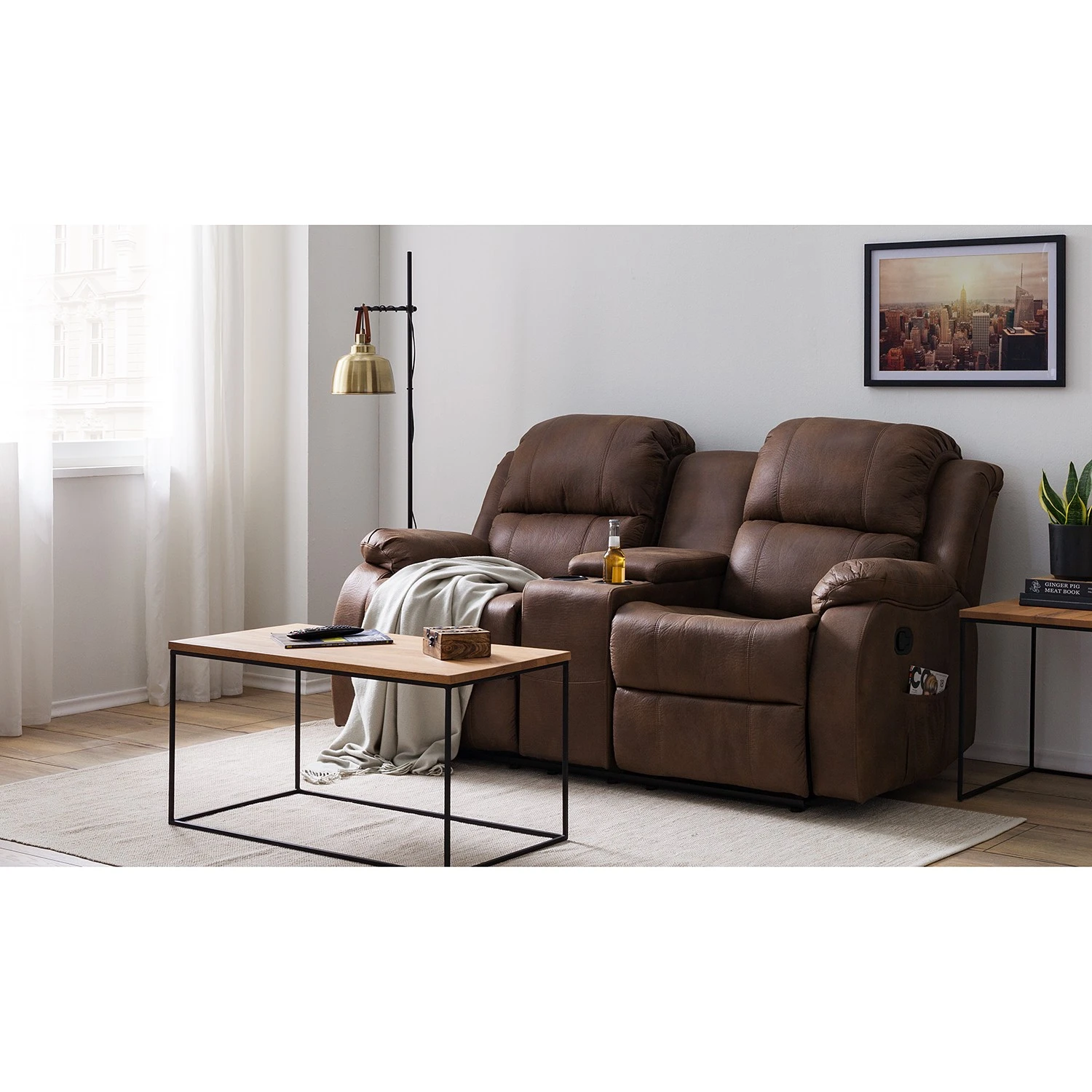 Modoform Kinosofa Mendis II - Microfaser - Nougat 2 Modoform Kinosofa Mendis II - Microfaser - Nougat – Bild 2