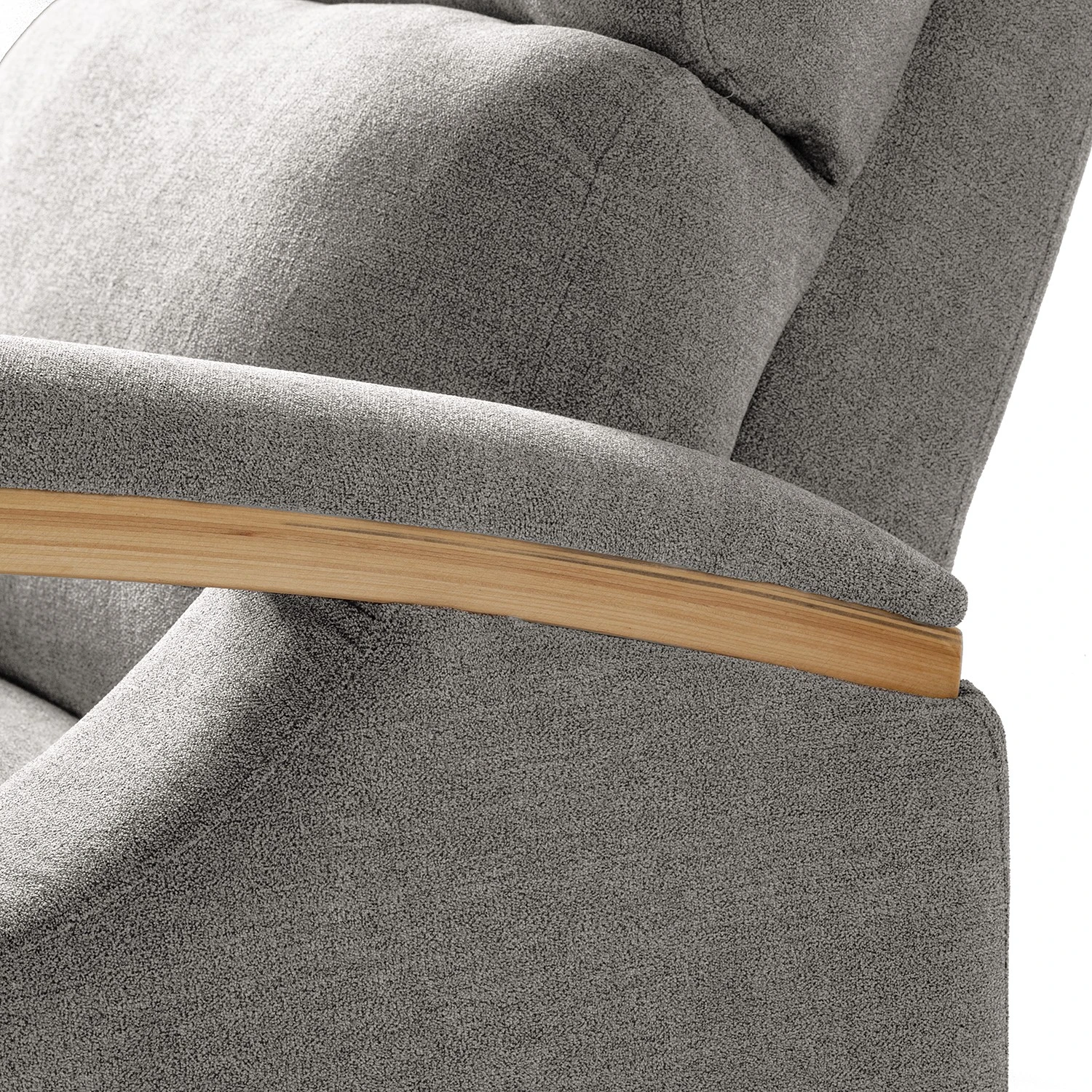 Modoform Fernsehsessel Rosales I - Microfaser - Hellgrau 17 Modoform Fernsehsessel Rosales I - Microfaser - Hellgrau – Bild 17