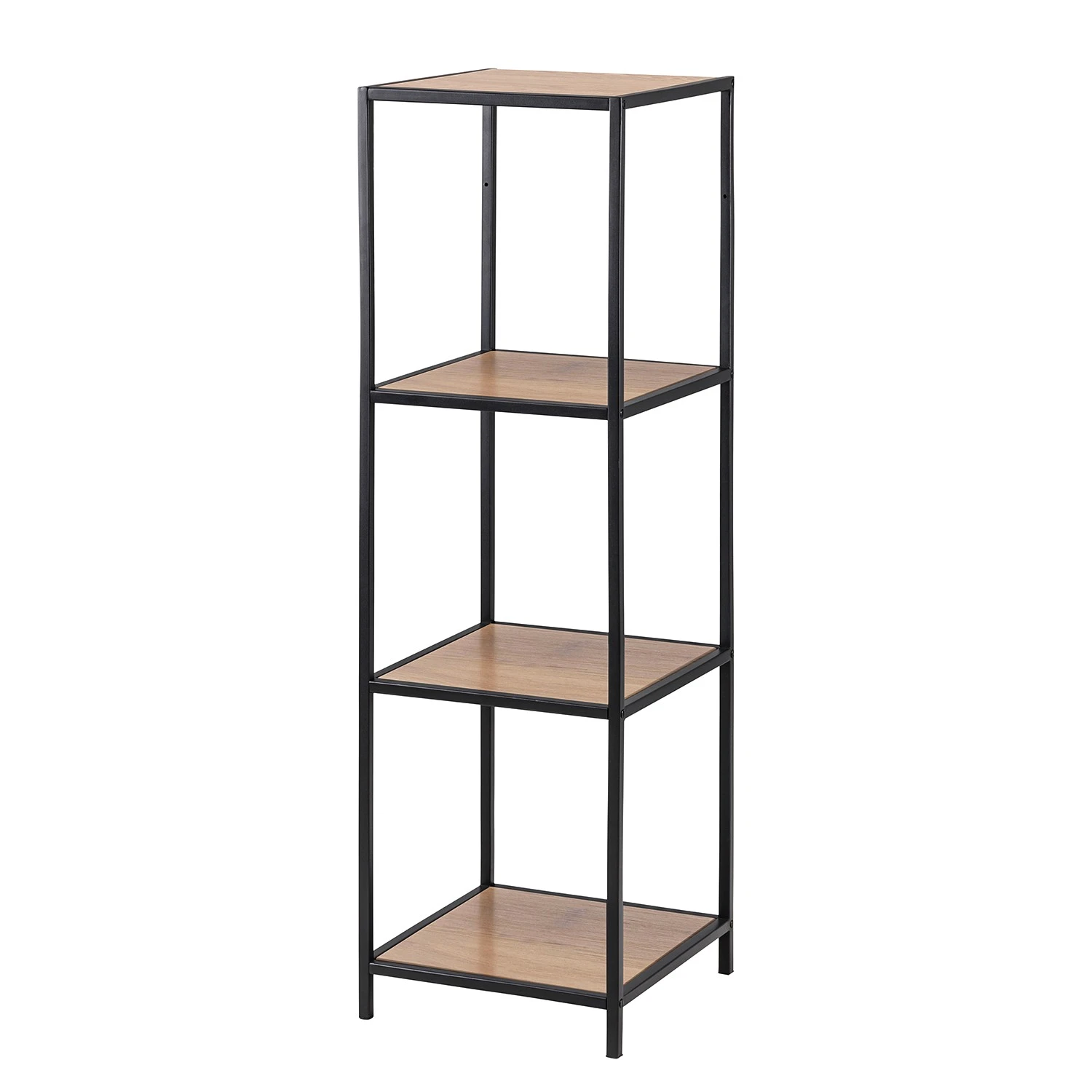 Red Living Regal Coogee IX - Wildeiche Dekor / Schwarz - Höhe: 120 cm 1 Red Living Regal Coogee IX - Wildeiche Dekor / Schwarz - Höhe: 120 cm