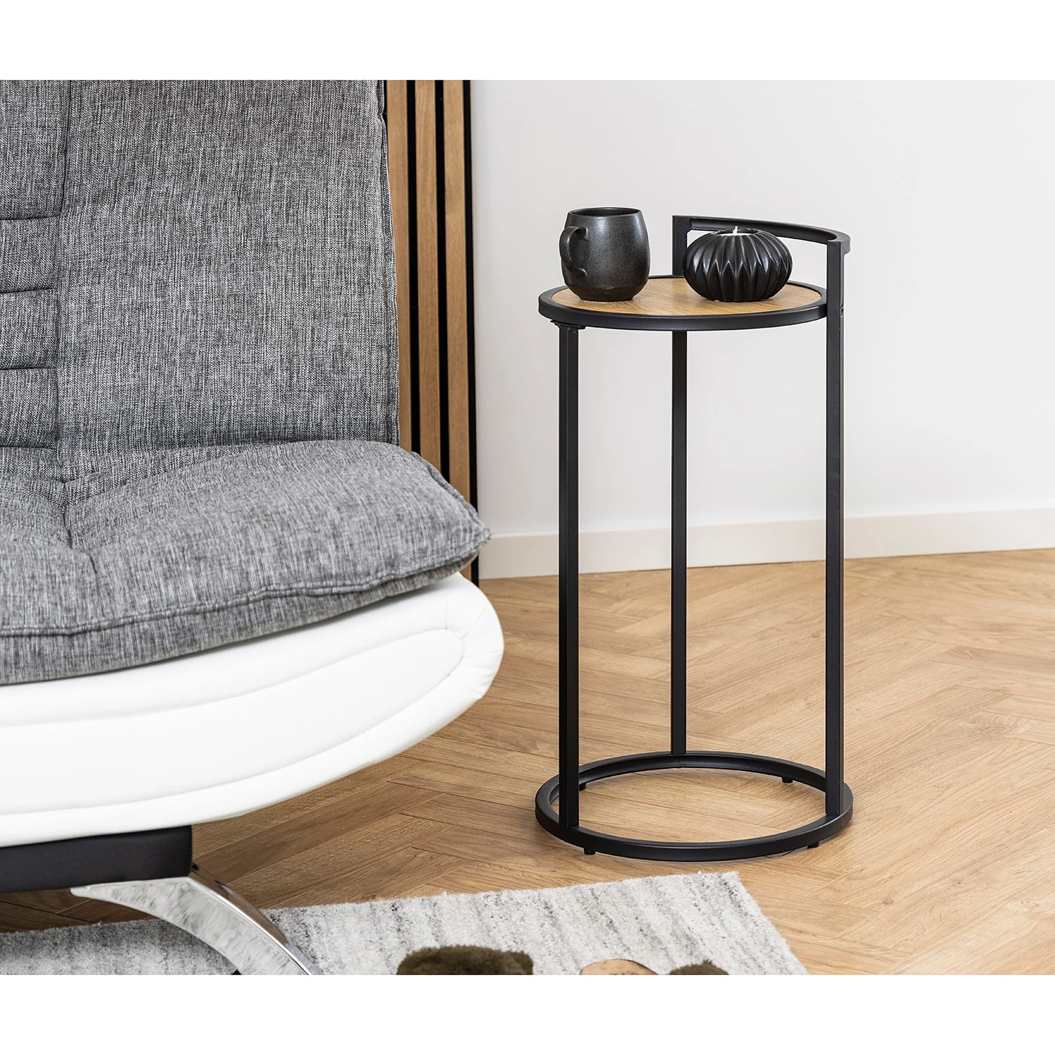 Red Living Beistelltisch Coogee I - Wildeiche Dekor / Schwarz 3 Red Living Beistelltisch Coogee I - Wildeiche Dekor / Schwarz – Bild 3