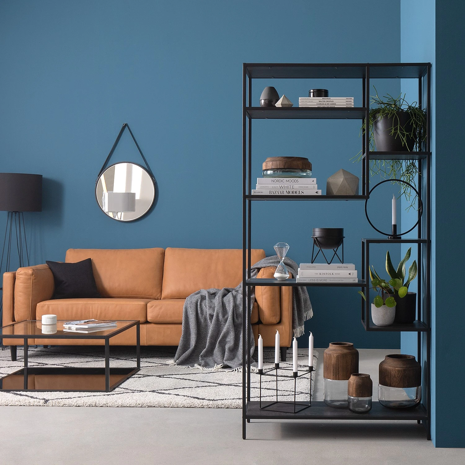 Fredriks Regal Meon IV - Eiche Grau Dekor 3 Fredriks Regal Meon IV - Eiche Grau Dekor – Bild 3