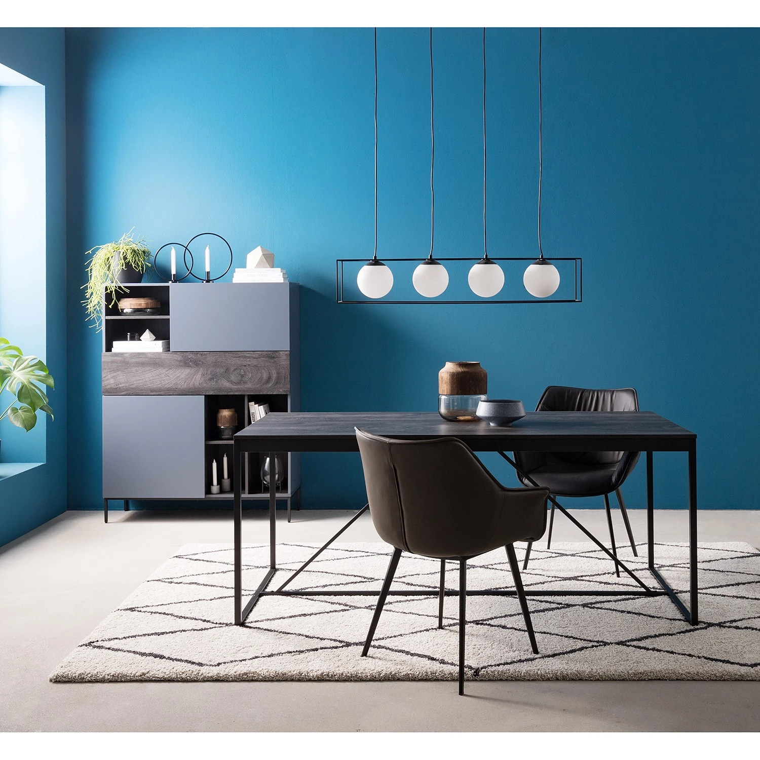 Fredriks Highboard Meon - Grau 2 Fredriks Highboard Meon - Grau – Bild 2