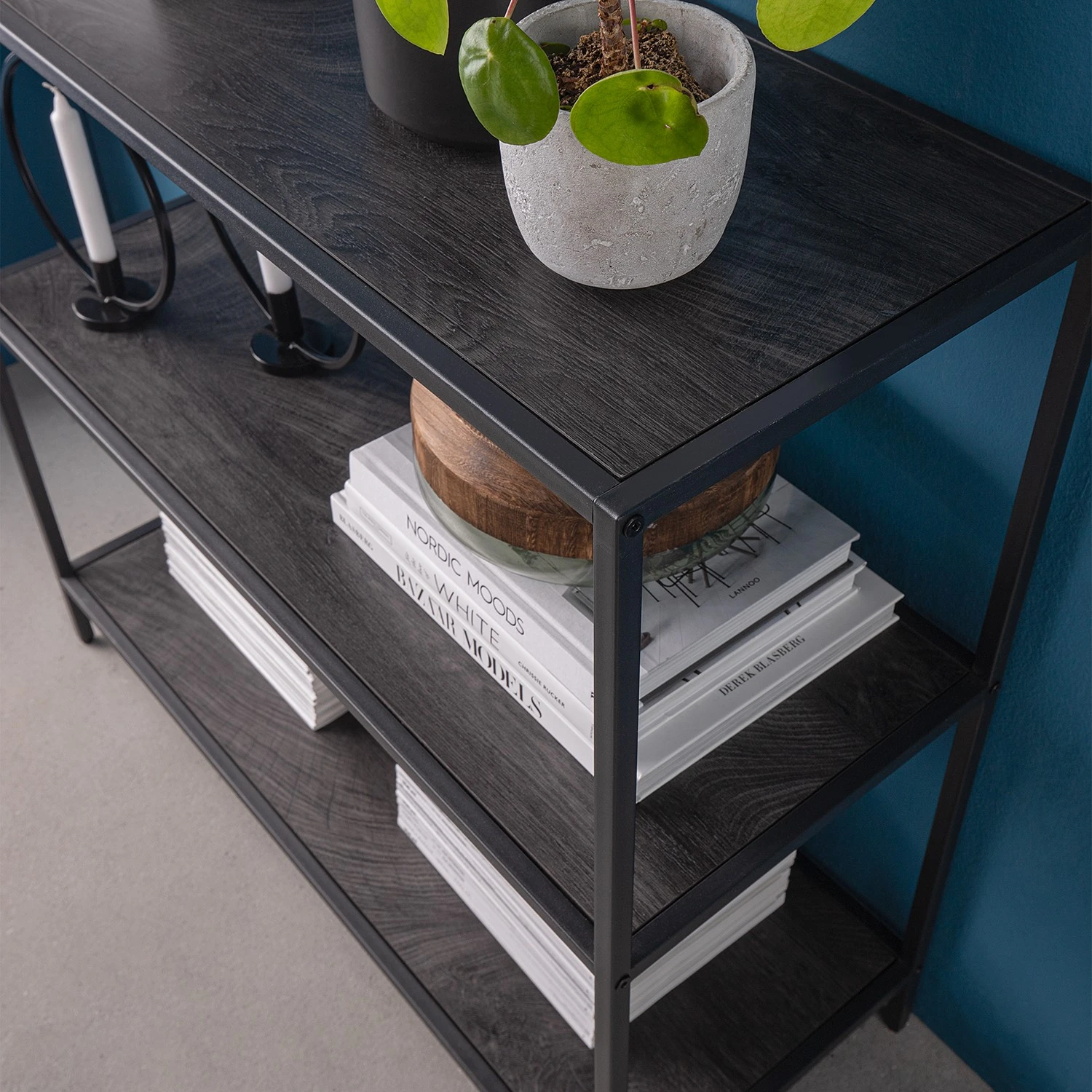 Fredriks Regal Meon I - Eiche Grau Dekor 9 Fredriks Regal Meon I - Eiche Grau Dekor – Bild 9