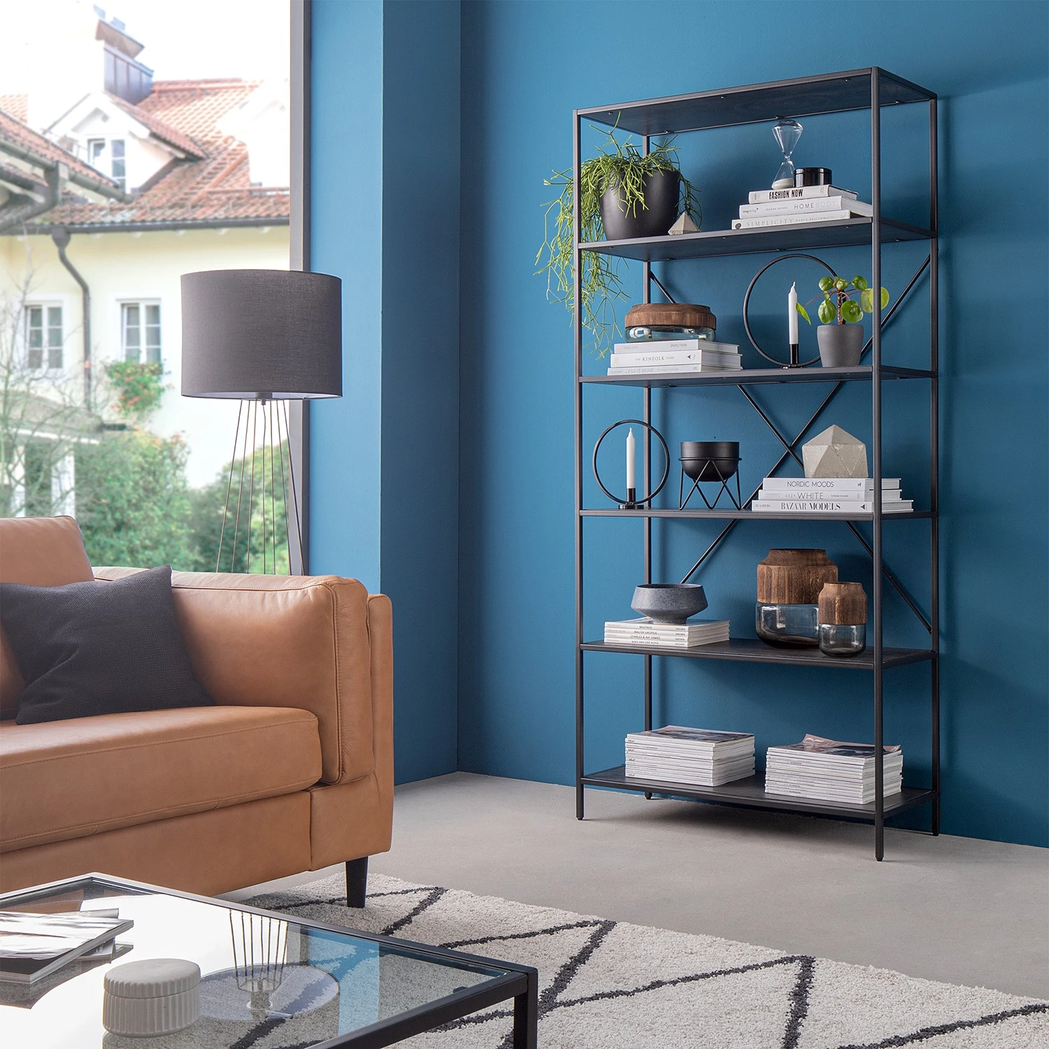 Fredriks Regal Meon II - Eiche Grau Dekor 2 Fredriks Regal Meon II - Eiche Grau Dekor – Bild 2