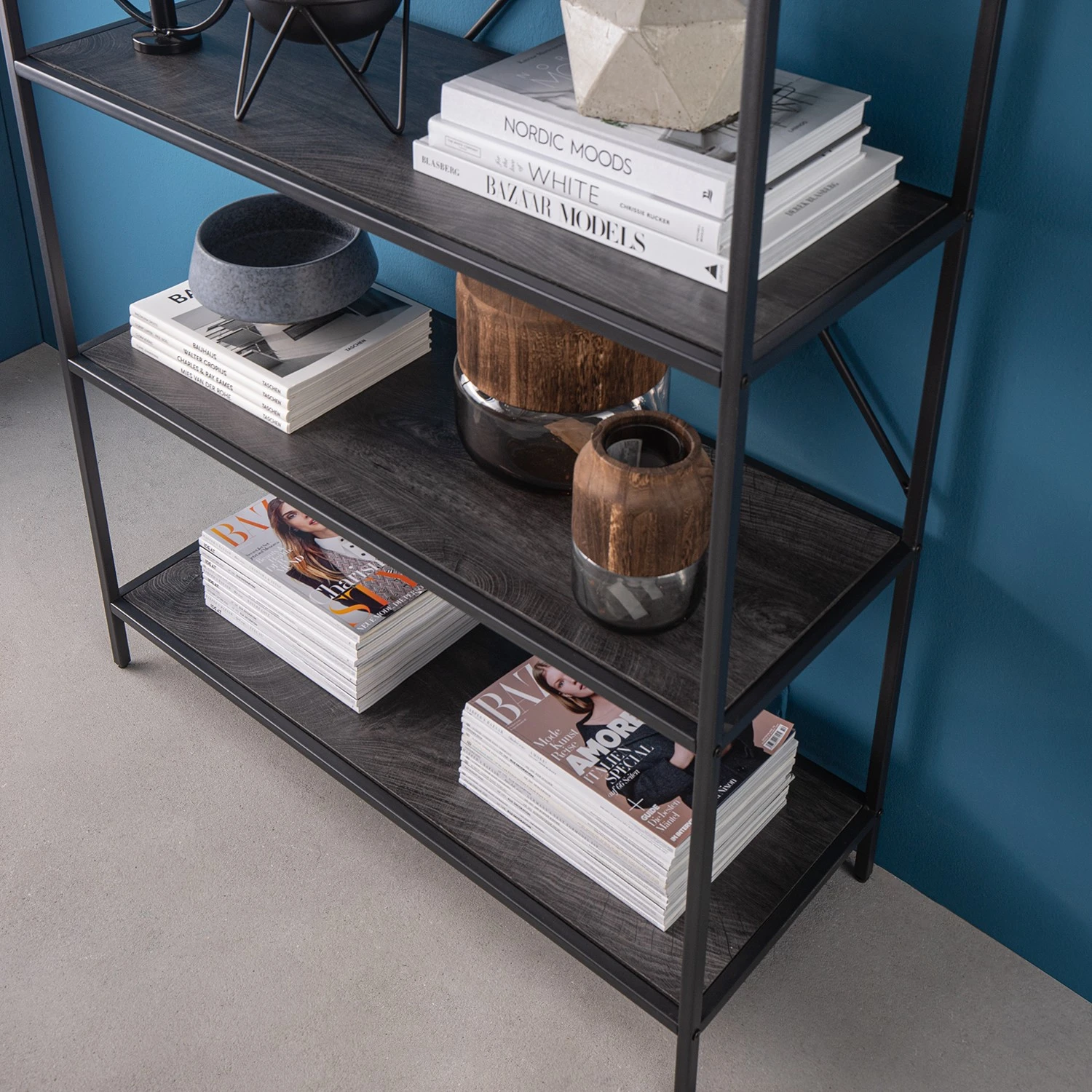 Fredriks Regal Meon II - Eiche Grau Dekor 11 Fredriks Regal Meon II - Eiche Grau Dekor – Bild 11