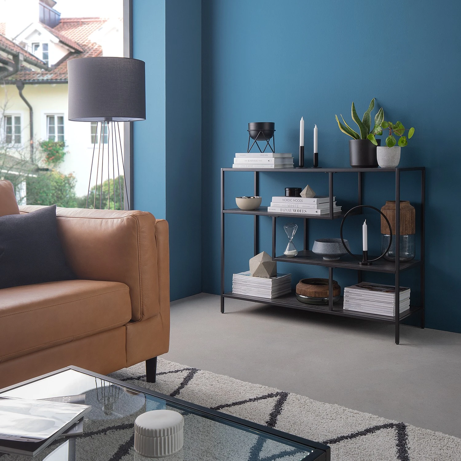 Fredriks Regal Meon V - Eiche Grau Dekor 2 Fredriks Regal Meon V - Eiche Grau Dekor – Bild 2