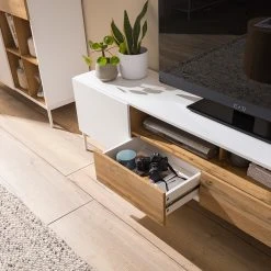 Fredriks TV-Lowboard Meon - Weiß 47 Fredriks TV-Lowboard Meon - Weiß -Wohnzimmermöbel boutique en ligne 1000201098 201030 11203100022 DETAILS P000000001000201098