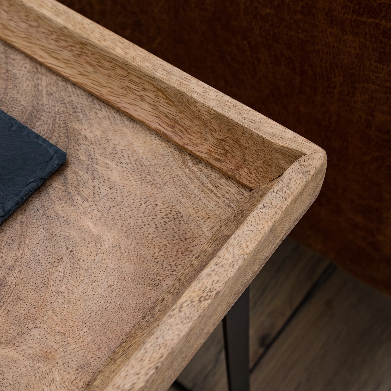 Naturoo Beistelltisch Messina - Mango massiv / Metall - Mango / Schwarz 11 Naturoo Beistelltisch Messina - Mango massiv / Metall - Mango / Schwarz – Bild 11