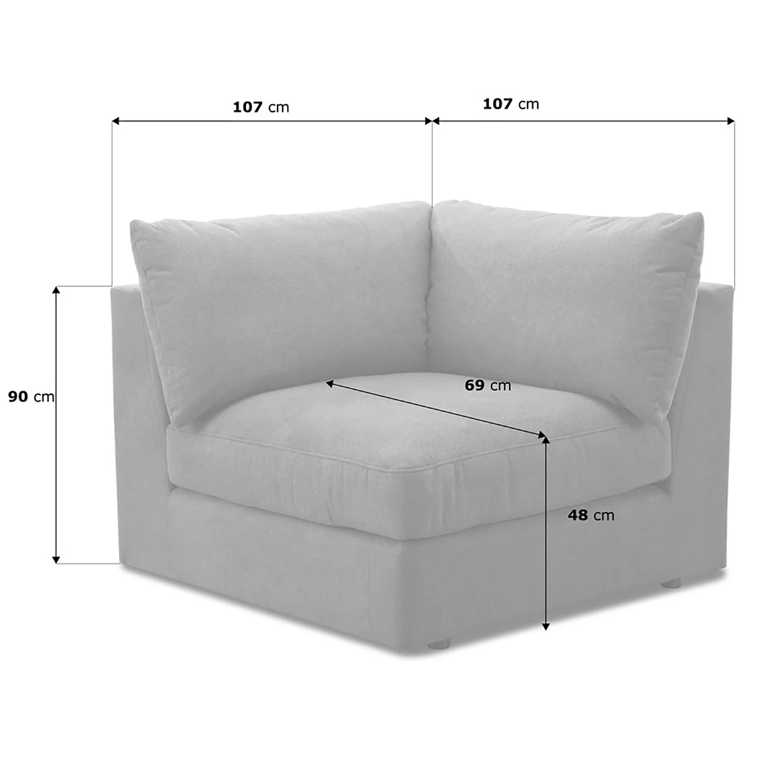 Fredriks Eckelement Dixwell - Flachgewebe - Kaschmir 7 Fredriks Eckelement Dixwell - Flachgewebe - Kaschmir – Bild 7