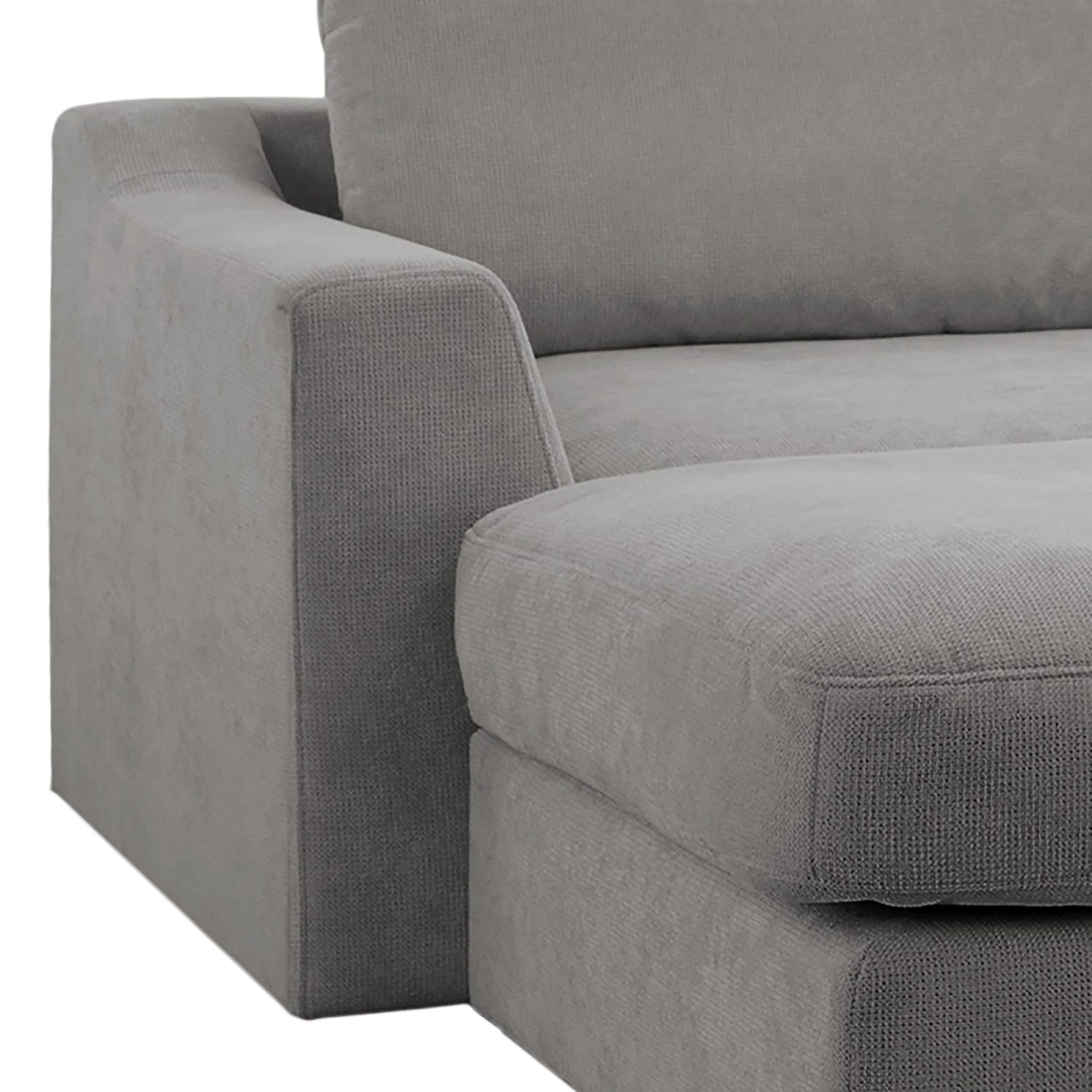 Fredriks Recamiere Dixwell - Flachgewebe - Grau - Armlehne davorstehend links 8 Fredriks Recamiere Dixwell - Flachgewebe - Grau - Armlehne davorstehend links – Bild 8