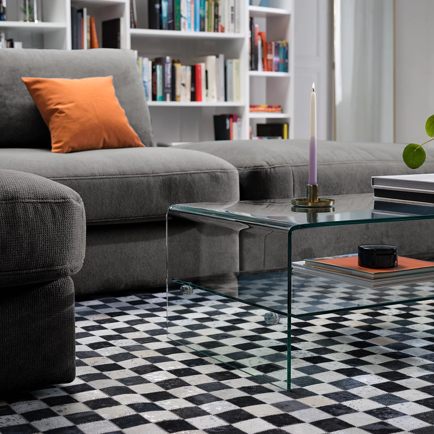 Fredriks Recamiere Dixwell - Flachgewebe - Grau - Armlehne davorstehend links 3 Fredriks Recamiere Dixwell - Flachgewebe - Grau - Armlehne davorstehend links – Bild 3