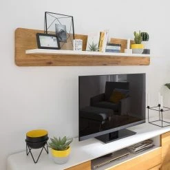 Mørteens Wohnkombination Boge (2-teilig) - Echtholzfurnier - Asteiche / Matt Weiß -Wohnzimmermöbel boutique en ligne 1000202254 200402 14475700008 DETAILS P000000001000202254