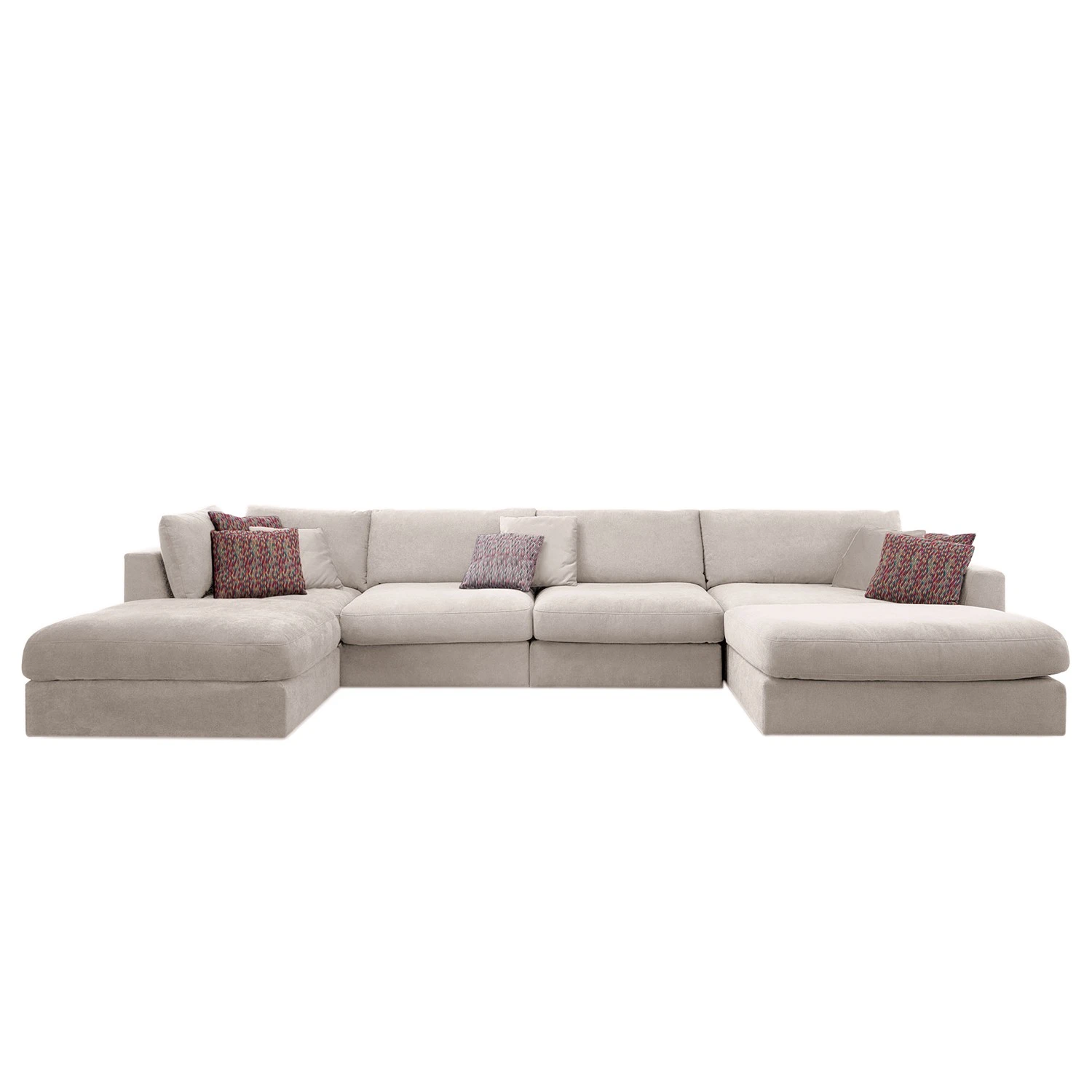 Fredriks Wohnlandschaft Dixwell II - Flachgewebe - Kaschmir - Ottomane davorstehend rechts 2 Fredriks Wohnlandschaft Dixwell II - Flachgewebe - Kaschmir - Ottomane davorstehend rechts – Bild 2