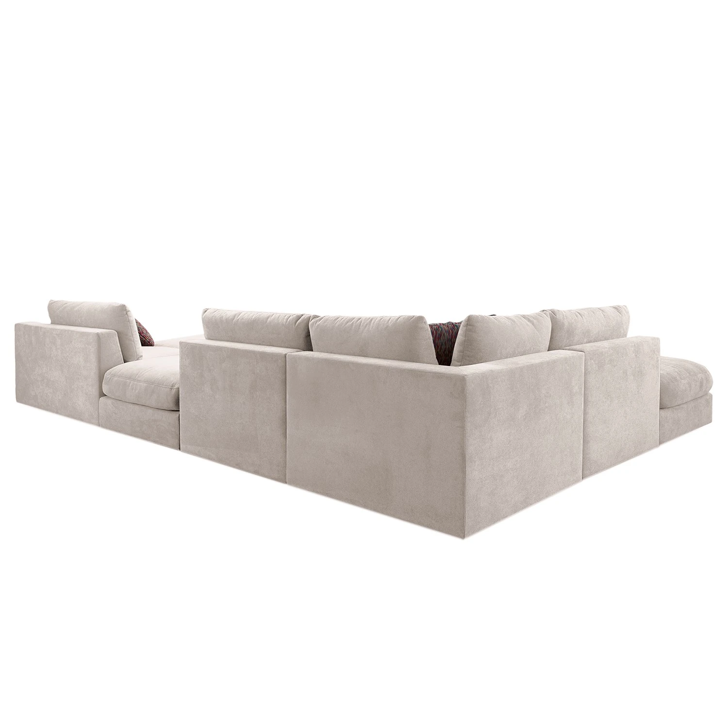 Fredriks Wohnlandschaft Dixwell III - Flachgewebe - Kaschmir - Ottomane davorstehend rechts 4 Fredriks Wohnlandschaft Dixwell III - Flachgewebe - Kaschmir - Ottomane davorstehend rechts – Bild 4