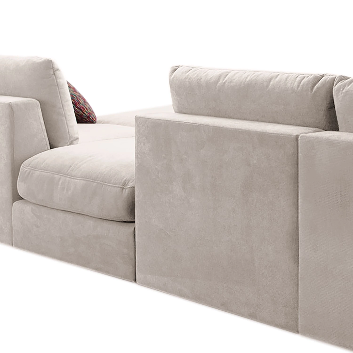 Fredriks Wohnlandschaft Dixwell III - Flachgewebe - Kaschmir - Ottomane davorstehend rechts 11 Fredriks Wohnlandschaft Dixwell III - Flachgewebe - Kaschmir - Ottomane davorstehend rechts – Bild 11