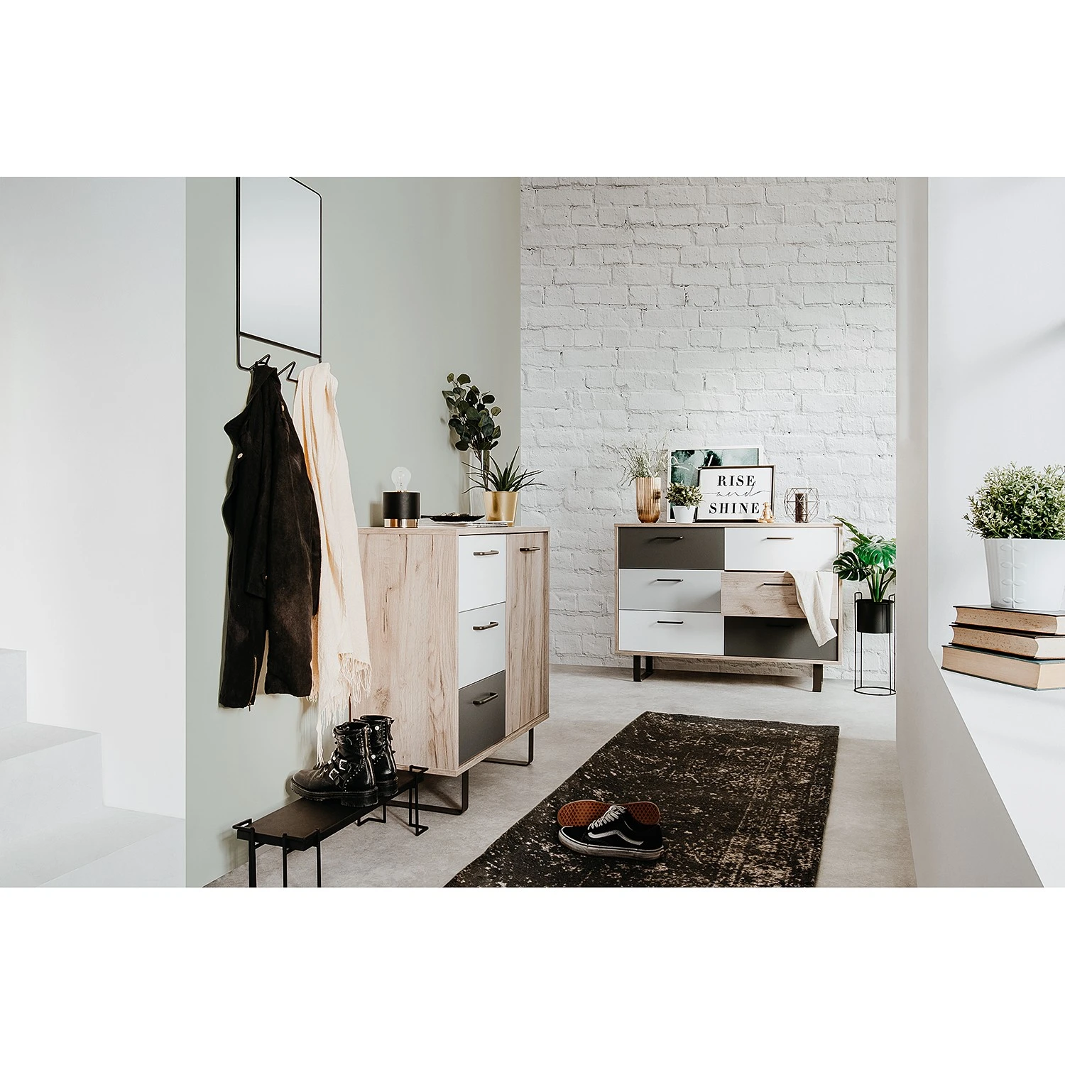 Norrwood Kommode Brookton I - Mehrfarbig / Eiche Dekor 4 Norrwood Kommode Brookton I - Mehrfarbig / Eiche Dekor – Bild 4