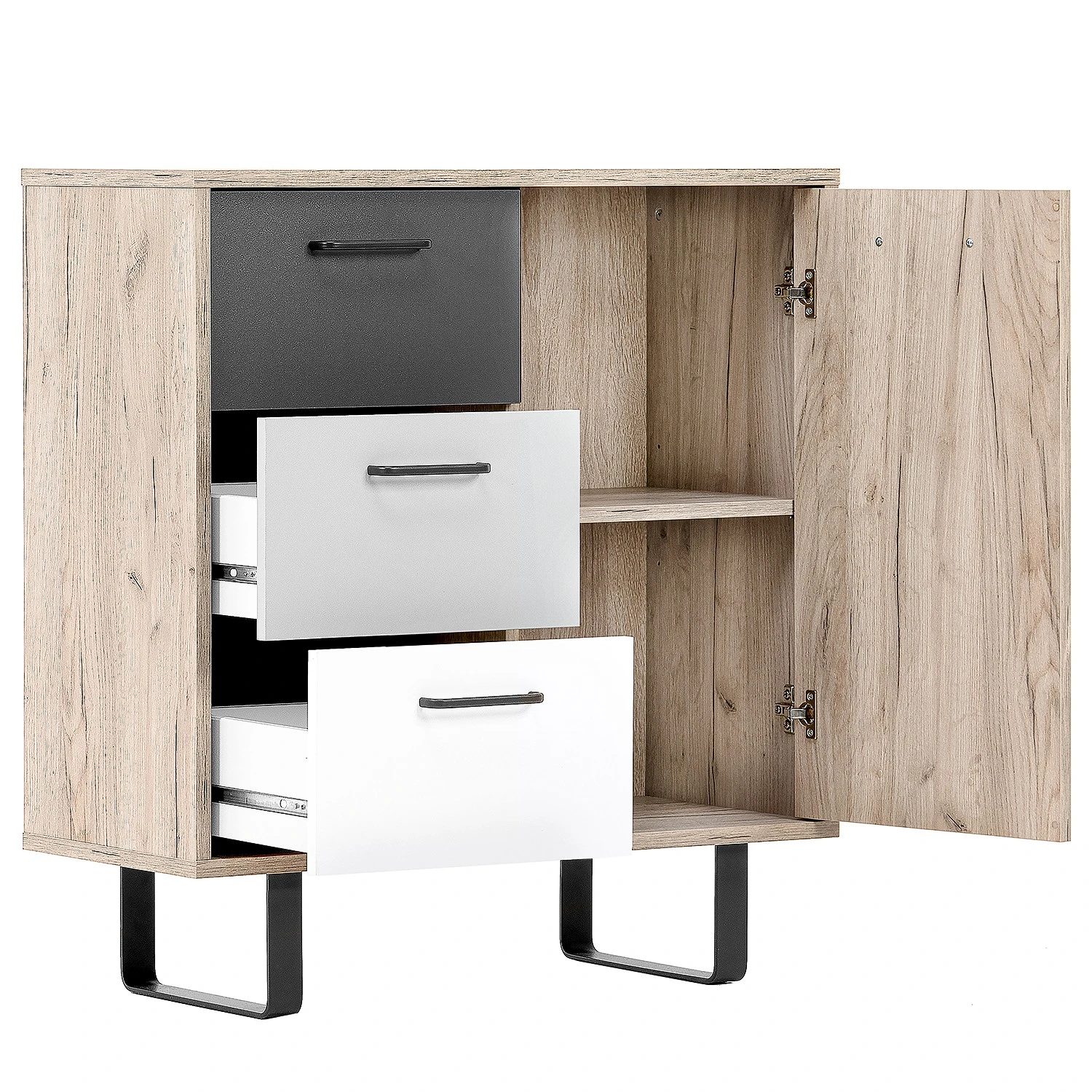 Norrwood Kommode Brookton I - Mehrfarbig / Eiche Dekor 9 Norrwood Kommode Brookton I - Mehrfarbig / Eiche Dekor – Bild 9