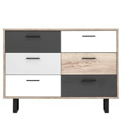 Norrwood Kommode Brookton II - Mehrfarbig / Eiche Dekor 23 Norrwood Kommode Brookton II - Mehrfarbig / Eiche Dekor -Wohnzimmermöbel boutique en ligne 1000202440 200124 09541800097 DETAILS P000000001000202440