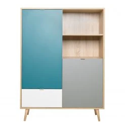 Norrwood Highboard Bibury - Mehrfarbig / Eiche Sonoma Dekor -Wohnzimmermöbel boutique en ligne 1000202441 200124 09542000110 DETAILS P000000001000202441